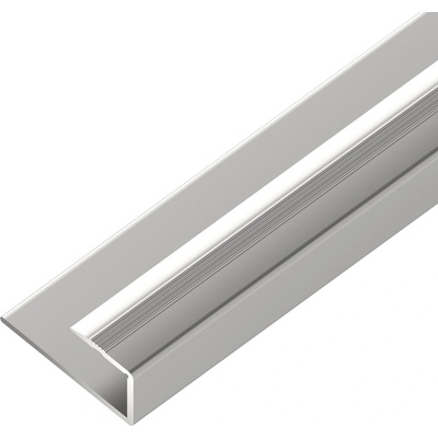 Acara ukončovacia lišta elox striebro AP27/9 10-12mm 2,7 m