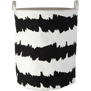 Premier Housewares Черно-бял текстилен кош за пране Harga - Premier Housewares (1901894)