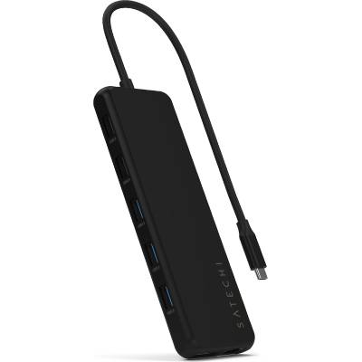 Satechi 13-in-1 USB-C Triple Display Multiport Adapter - Black (ST-P3D13K)