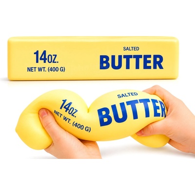 Squishy Mačkací antistresové máslo 24 cm - Voňavá relaxační pomůcka s vůní buchty