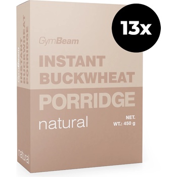 GymBeam Разтворима каша от елда 13 x 450 g неовкусено