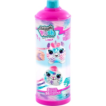 Canal Toys Творчески комплект Canal Toys Airbrush plush - Мини плюшена играчка за оцветяване, 2 броя, асортимент (CTOFG265)