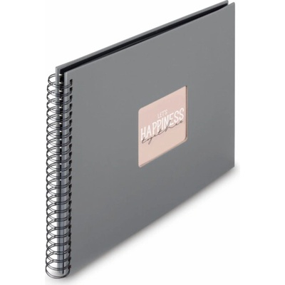 Hama "Fine Art" Spiral Stone Grey 36x32 50 black Pages 9841
