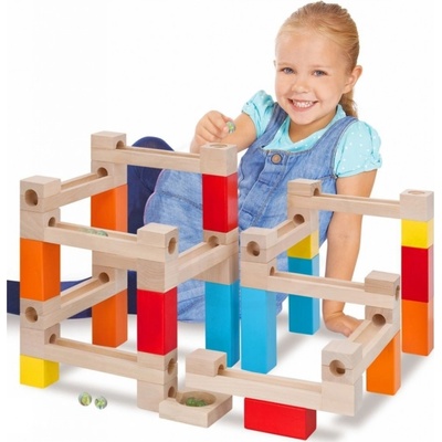 Bigjigs Toys Drevená guličková dráha