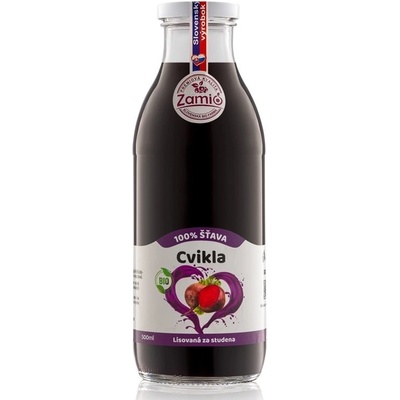 Zamio 100% ovocná šťava Bio Cvikla 0,5 l