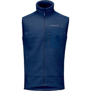 Norrøna Мъжки поларен елек Norrøna Trollveggen Warm3 Vest Fleece vest - Indigo Night (032-1664-0111)