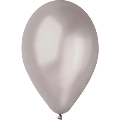 Gemar Kulaté latexové balónky 26cm Stříbrná #038