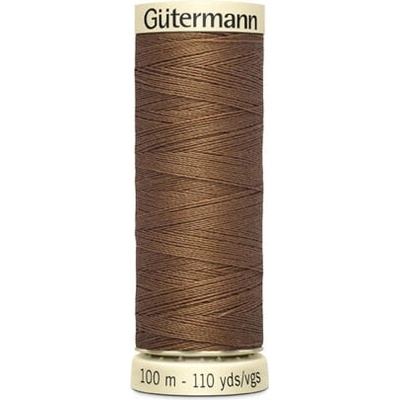 Nit PES Gütermann 100 (100m) - univerzální barva 124 - hnědá