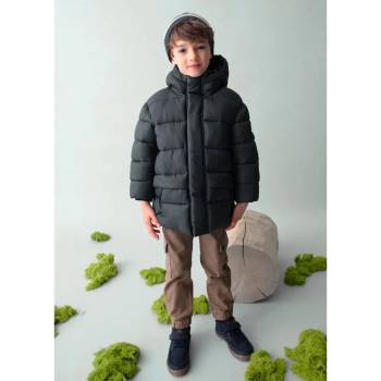 MAYORAL Дълго зимно яке в тъмносив цвят за мини момче Mayoral