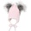 Sterntaler Детска зимна шапка с помпони Sterntaler - 47 cm, 9-12 м, розова (4702145-739)