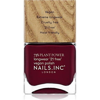 Nails Inc. Plant Power dlhotrvajúci lak na nechty odtieň Flex My Complex 14 ml