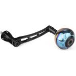 GOMEXUS Единична дръжка GOMEXUS Spinning Power Handle Black with Titanium Knob 68mm x 38mm за макари Shimano Риболовна макара
