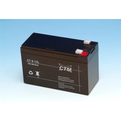 Batéria - CTM CT 12-9L (12V/ 9Ah - Faston 250), životnosť 5 rokov 05765