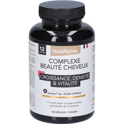Nat&Form Complexe Beauté Cheveux - Коса, кожа и нокти, 168 капсули (028876 (NUTR-CP))
