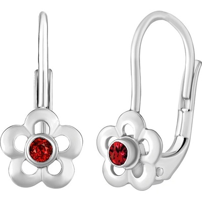 SILVEGO zlaté pro děti s přírodním topazem Swarovski Gemstones SILVEGOG70164R