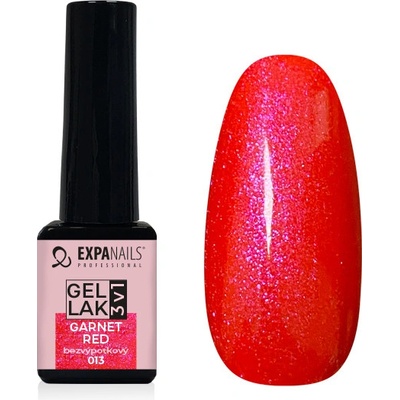 Expa nails expanails uv led gel lak 3v1 garnet red pearl 5 ml