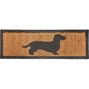 ESSCHERT DESIGN BEST FOR BOOTS s kokosovým vláknem jezevčík černá s přírodní 75 x 25 cm