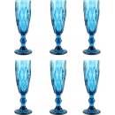 Affekdesign sklenic ELISE modrá 6 x 180 ml