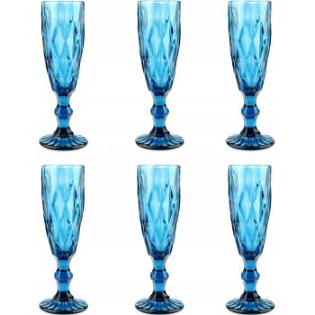 Affekdesign sklenic ELISE modrá 6 x 180 ml