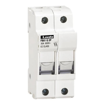 LOVATO Electric FB01G2P Poj. odpojovač, 32A, 10x38 gG/aM, 2P, třída CC UL