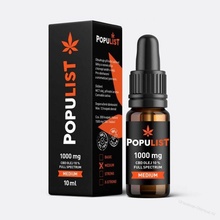 Populist CBD olej 10% 1000 mg Full Spectrum MEDIUM 10 ml