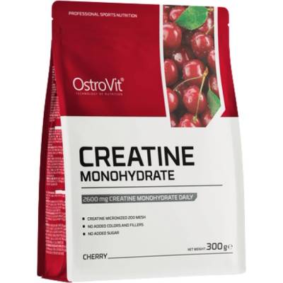 OstroVit Creatine Monohydrate Powder - Micronized [300 грама] Череша