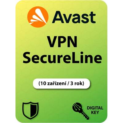 Avast SecureLine VPN 10 lic. 3 roky (ASMEN36EXXA010)