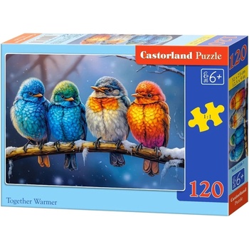 Castorland Пъзел Castorland от 120 части - Заедно е по-топло (B-13586-1)