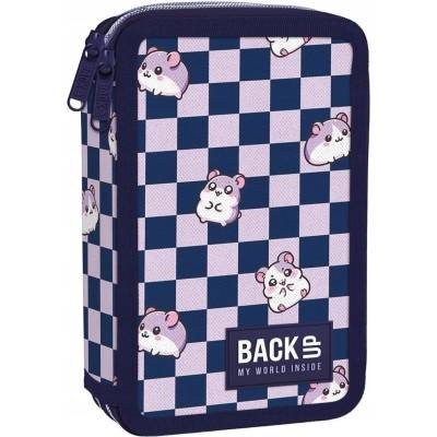 BackUP Несесер с пособия BackUp 8 DW - Chessboard Hamsters, 2 ципа (710131)