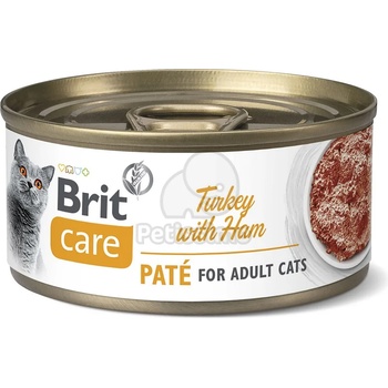 Image 1 of Brit Care Cat Paté Turkye with Ham 24 x 70 г