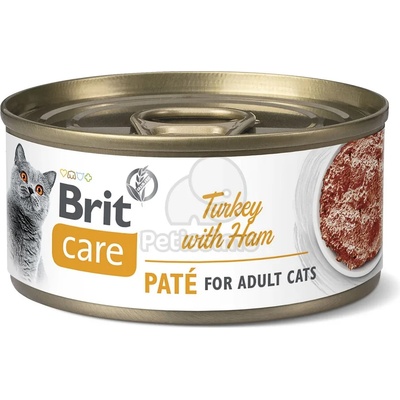 Brit Care Cat Paté Turkye with Ham 24 x 70 г
