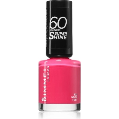 Rimmel London 60 Seconds Nail Polish By Rita Ora 322 Neon Fest 8 ml