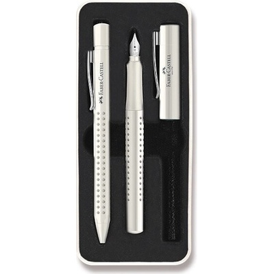 Faber Castell Sada Grip Edition 2010 plnicí pero a kuličkové pero růžové 0021-2015270 – Zboží Živě