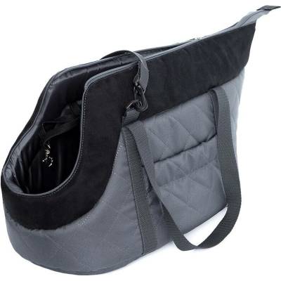 Doogy Taška šedá s černou Pro mini/malého psa (vel. R2) 50 x 25 cm