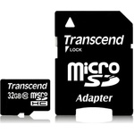 Transcend microSDHC 32GB C10 + Adapter (TS32GUSDHC10)