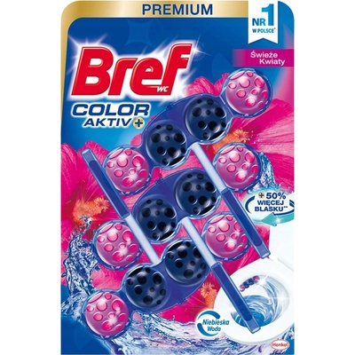 Bref Power Aktiv Fresh Flowers WC blok 3 x 50 g – Zbozi.Blesk.cz