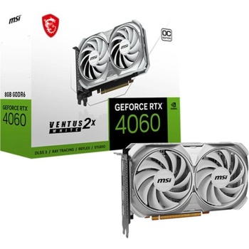 MSI GeForce RTX 4060 VENTUS 2X WHITE OC 8GB GDDR6 128bit (V516-030R/V516-032R)