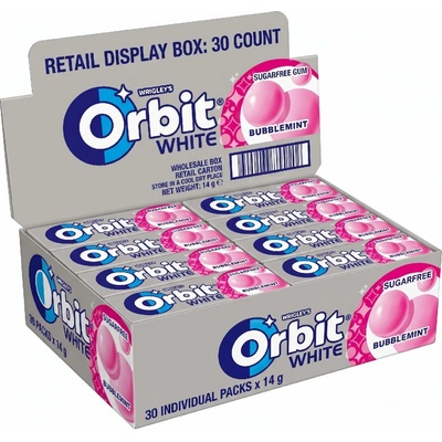 Wrigley's Orbit žvýkačky Bubblemint 14 g