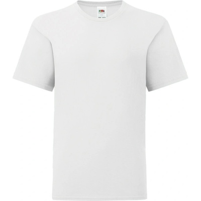 Fruit of the Loom tričko Kids Iconic 150 T white