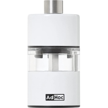 AdHoc Minimill Мелничка за сол или пипер 6, 2 см, бял (AH-MP332)