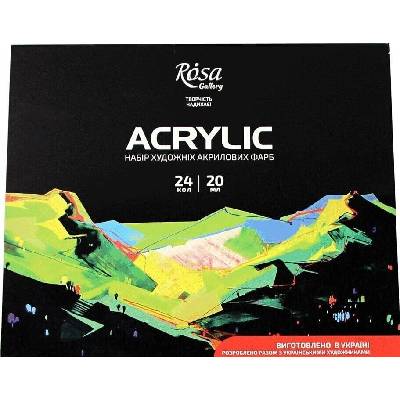 Rosa Gallery Комплект акрилни бои 24x20ml (90747262)