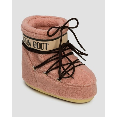 Moon Boot Icon low fleece svetlo ružové