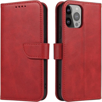 HQWear Калъф HQWear Magnet Case за Samsung Galaxy S23, със стойка, червен (5907769351037)
