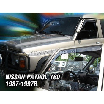 HEKO Ветробрани за nissan patrol (1987-1997) без ел. огледала 5 врати - 4бр. предни и задни (24233)