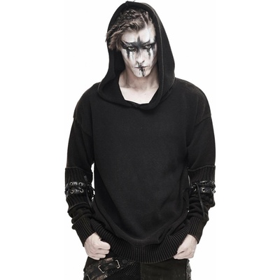 Devil Fashion sveter Jigsaw Feeling Punk čierna