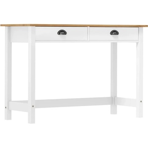 vidaXL Конзолна маса Hill с 2 чекмеджета 110x45x74 см бор масив (288994)