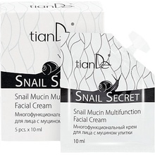 tianDe Snail Secret vícefunkční krém na obličej s mucinem hlemýžďů 5 x 10 ml