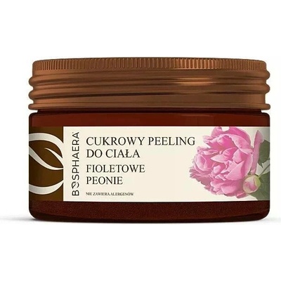 Bosphaera cukrový tělový peeling s fialovou pivoňkou, zlepšuje prokrvení pokožky 200 g