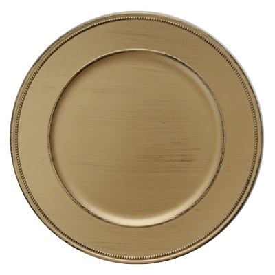 Horecano HORECANO-Подложна чиния VINTAGE 33 cm ЗЛАТНА (HA295MP-R) (0193758)