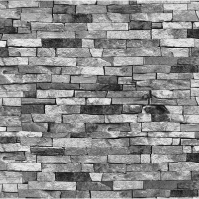 P+S International 554630 Papierová tapeta drevený klinker sivý rozmery 0,53 x 10,05 m